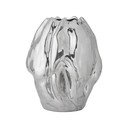 Sidabrinės spalvos iš akmens masės vaza (aukštis 29 cm) Bobby – Bloomingville