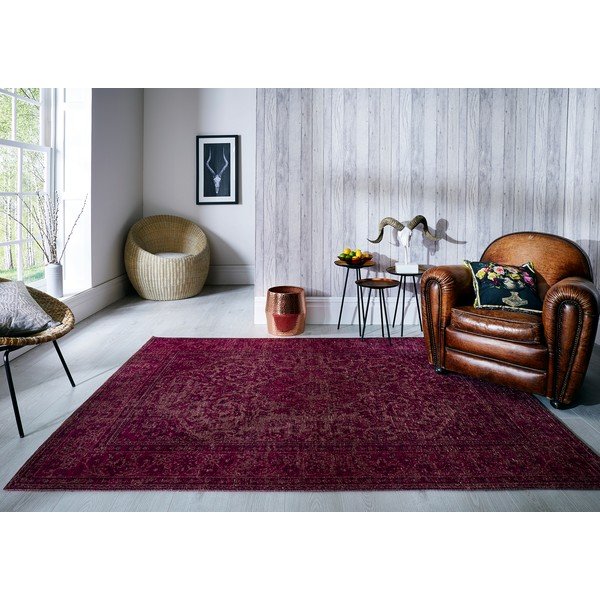 Rožinis rankomis austas kilimas Flair Rugs Palais, 200 x 290 cm-image-3