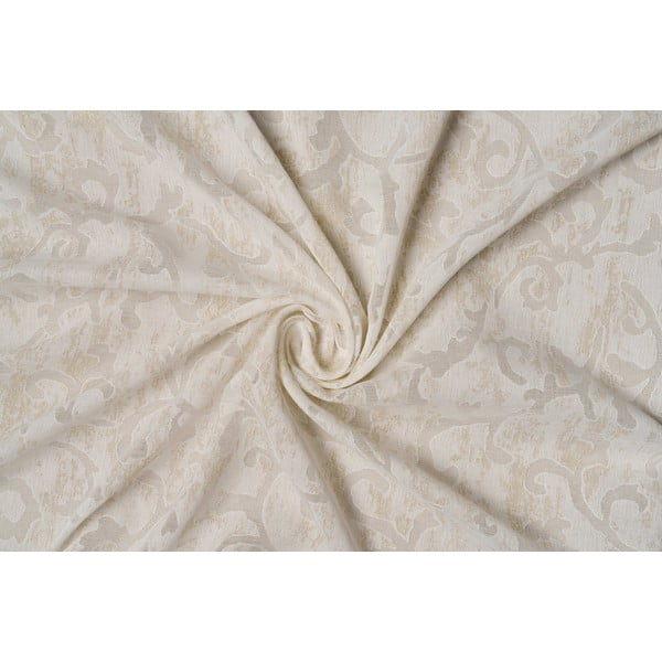 Permatoma užuolaida smėlio spalvos 140x260 cm Baroque – Mendola Fabrics