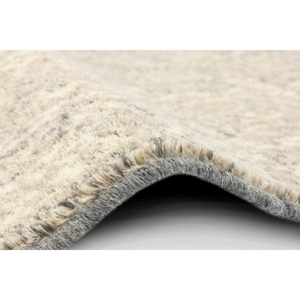 Kilimas iš vilnos smėlio spalvos 200x300 cm William – Agnella-image-2