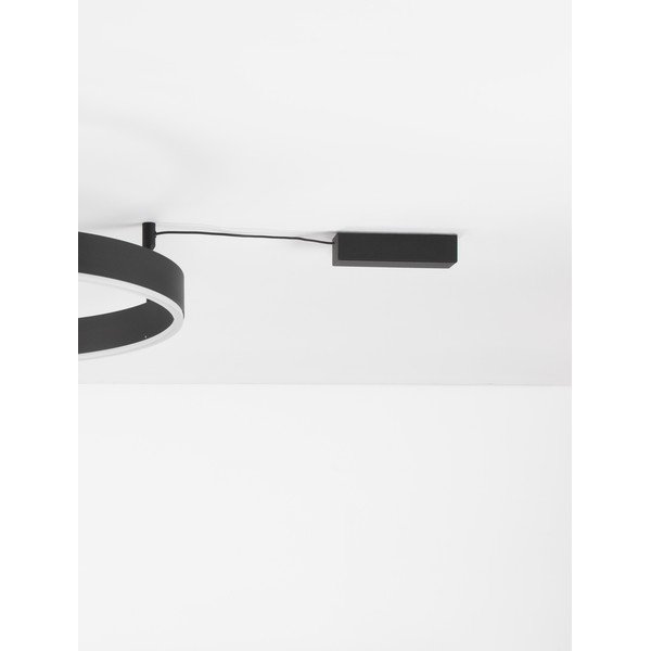 Matinės juodos spalvos iš aliuminio lubinis šviestuvas LED su pritemdymo funkcija Motif – Nova Luce-image-3
