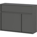 Antracito spalvos spintelė 83x63x25 cm Ameca 2.0 – Germania