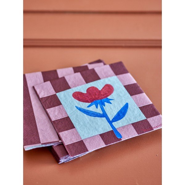 Iš popieriaus servetėlės 20 vnt. 33x33 cm Vinia – Bloomingville-image-1