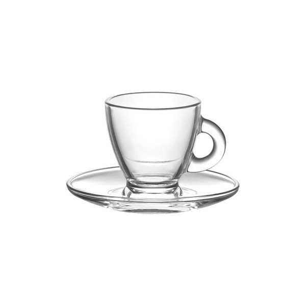 Iš stiklo  puodeliai 6 vnt. 95 ml – Hermia