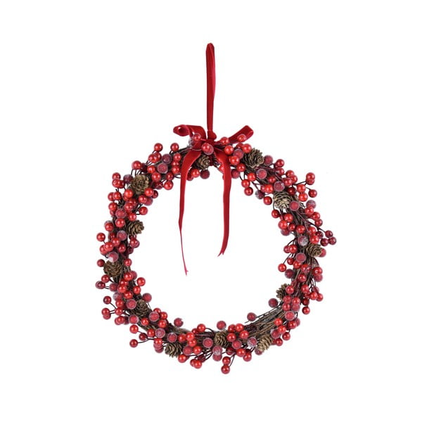 Kalėdų vainikas ø 37 cm Red - Ego Dekor