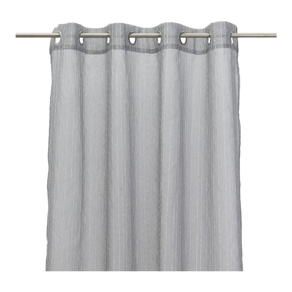 Pilkos spalvos permatoma užuolaida 140x260 cm Vertical Thread – Casa Selección