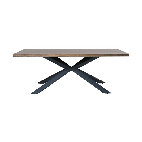 Valgomojo stalas su ąžuolo dekoro stalviršiu 100x200 cm Arno – Unique Furniture-image-1