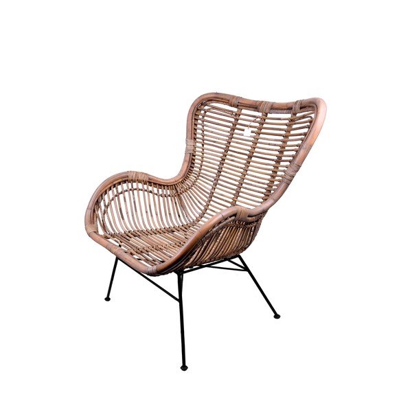 Natūralios spalvos sodo krėslas rotangas Rattan – Ego Dekor-image-3