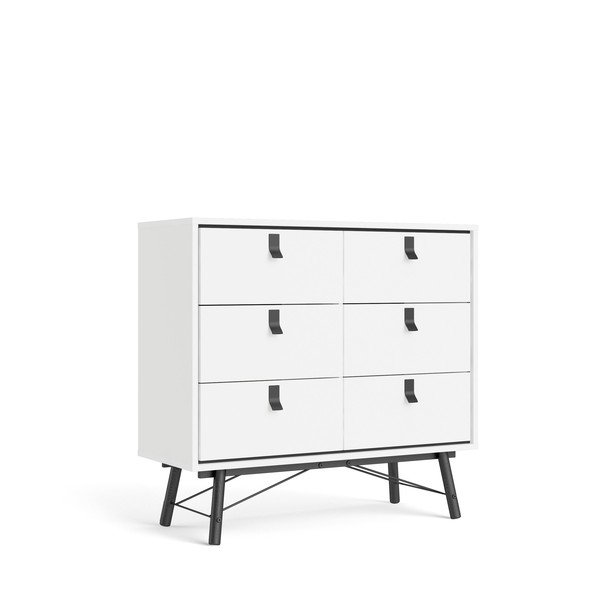 Balta komoda Tvilum Ry, 102 x 95 cm-image-2