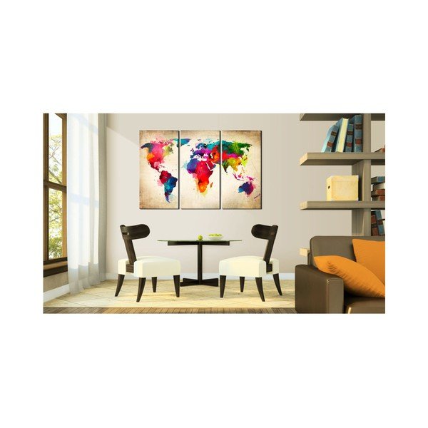 Daugiasluoksnė Paveikslas ant drobės Bimago Rainbow, 80 x 120 cm-image-1