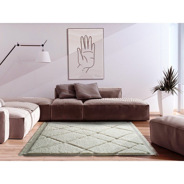 Smėlio spalvos kilimas Universal Kai Line, 75 x 155 cm-image-1