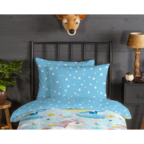 Flanelinė vaikiška patalynė viengulė lovai 140x200 cm - Good Morning-image-2