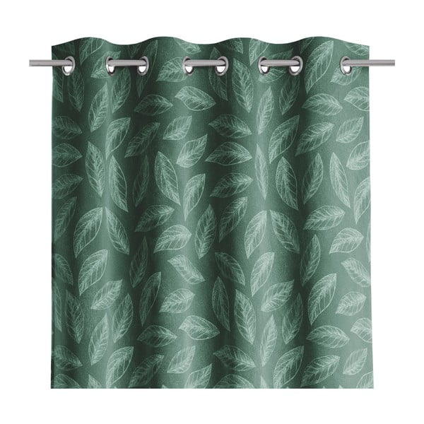Žalios spalvos iš velveto užuolaida 140x250 cm Calm – Restilo