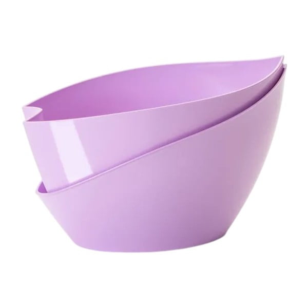 Pastelinės violetinės spalvos savaiminio laistymo vazonas Plastia Doppio