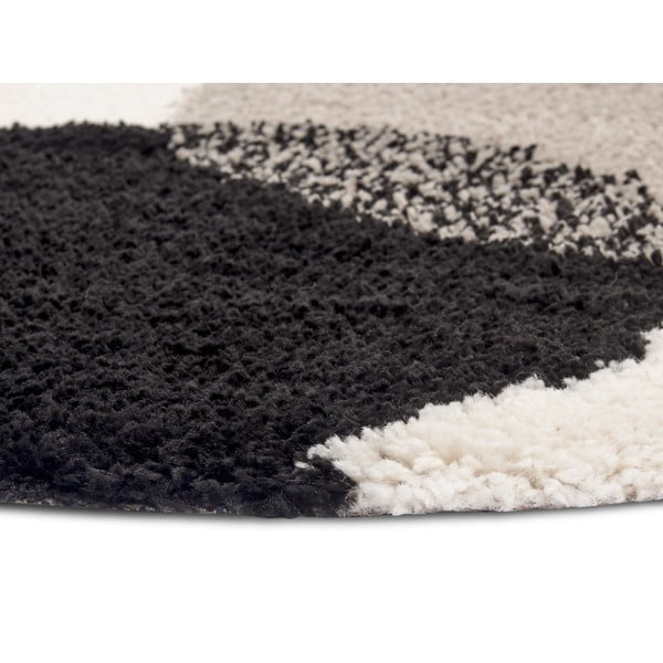 Apvalios formos kilimas smėlio spalvos ø 160 cm Arti – Hanse Home-image-3