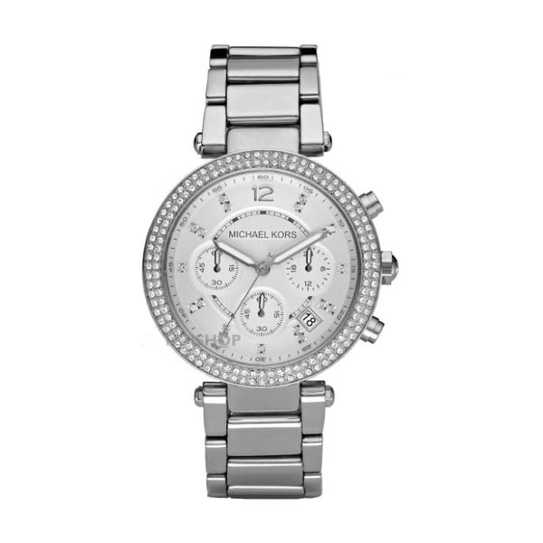 Sidabrinis moteriškas laikrodis Michael Kors Parker
