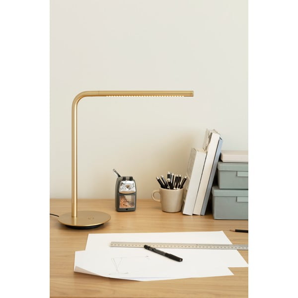 Stalinis šviestuvas auksinės spalvos LED su pritemdymo funkcija (aukštis 46 cm) Omni Table – UMAGE-image-1