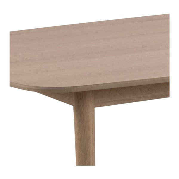 Sulankstomas valgomojo stalas su ąžuolo stalviršiu 210x100 cm Aston - Actona-image-2