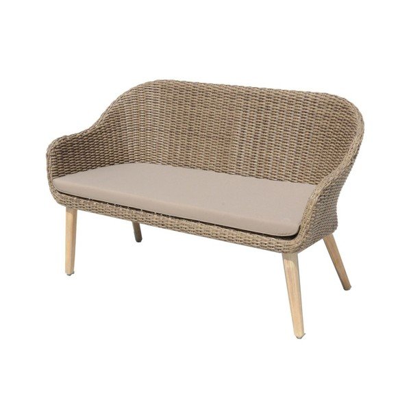 Medžio masyvo sodo krėslas rudos spalvos Pueblo – Garden Pleasure-image-1