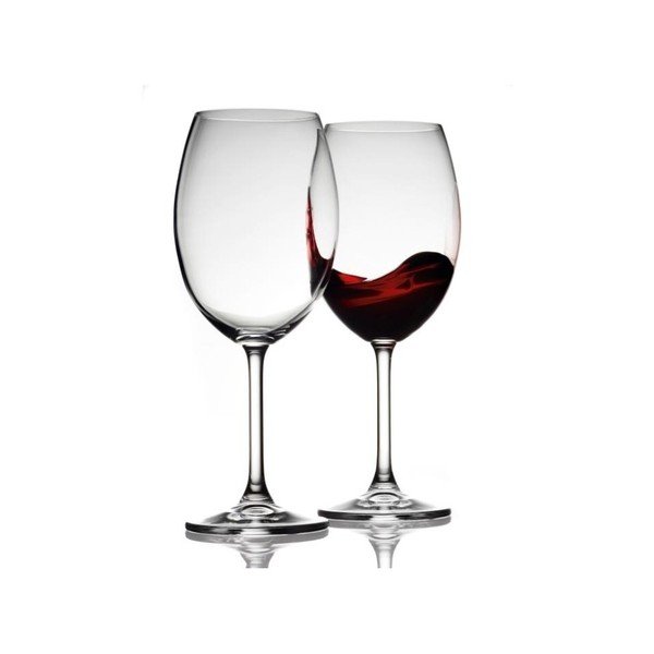 2 raudonojo vyno taurių rinkinys iš "Bitz Fluidum" krištolo stiklo, 580 ml-image-1
