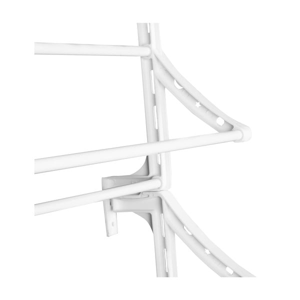 Iš metalo pakabinama batų lentyna baltos spalvos – Compactor-image-2