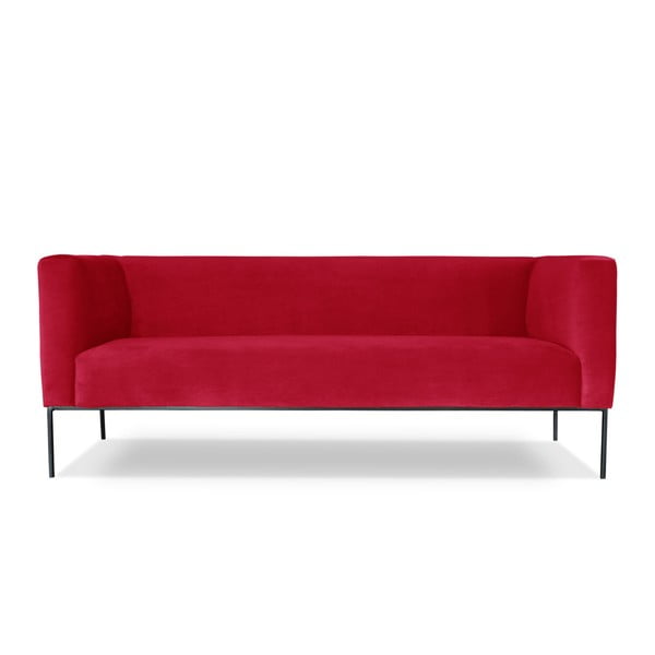 Raudona trijų vietų sofa "Windsor & Co. Sofos Neptūnas