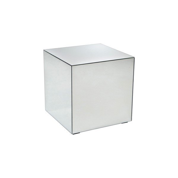 Iš stiklo šoninis stalas 45,5x45,5 cm Cube – Ellos Home