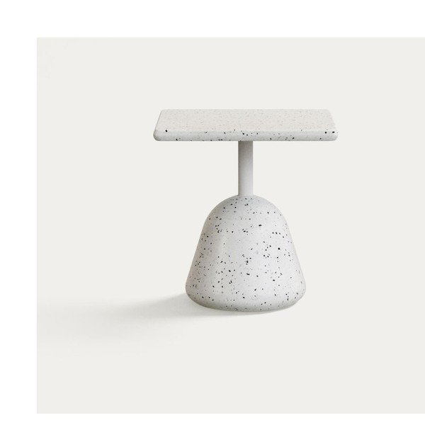 Sodo kavos staliukas su terrazzo stalviršiu 44x44 cm Saura – Kave Home