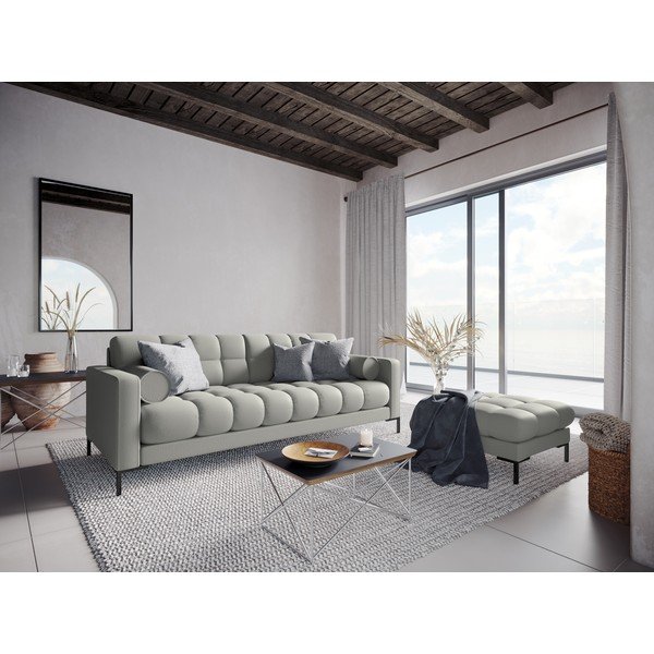 Šviesiai pilkas suoliukas Cosmopolitan Design Bali, 60 cm-image-4