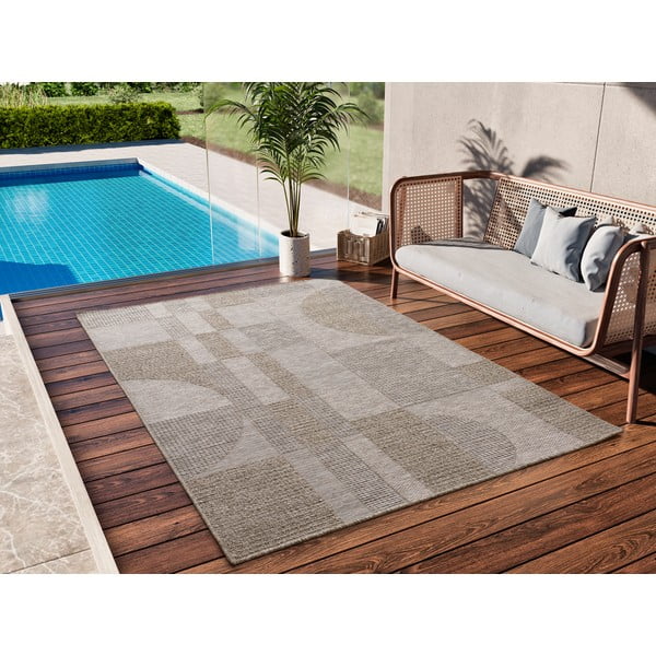 Lauko kilimas smėlio spalvos 126x190 cm Oria – Universal-image-1