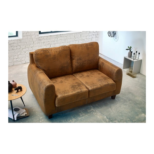 Ruda dvivietė sofa "Bobochic Paris Felicita-image-3