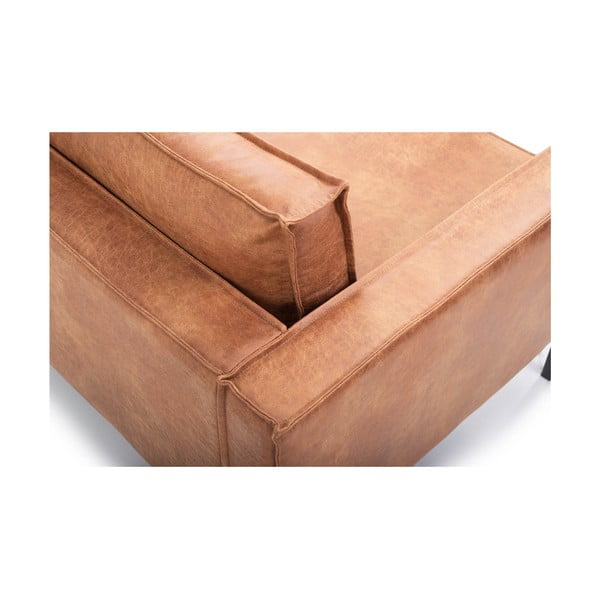 Rudas dirbtinės odos krėslas Scandic Rate-image-4