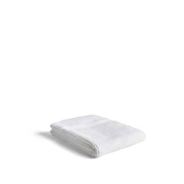 Baltos spalvos iš frote audinio iš medvilnės rankšluostis 50x90 cm Olvira – Kave Home