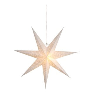 Žvaigždės formos šviesos dekoracija White Star Trading, Ø 70 cm