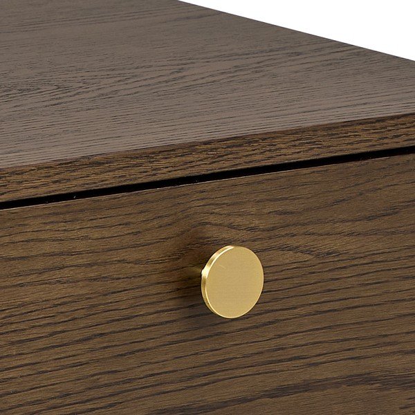 Tamsios natūralios spalvos naktinis staliukas iš ąžuolo Monfort – Actona-image-4