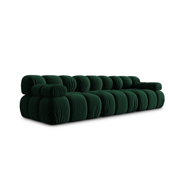 Sofa žalios spalvos iš velveto 282 cm Bellis – Micadoni Home-image-3