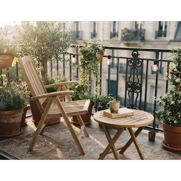 Sodo kėdė iš tikmedžio Garden Pleasure Java-image-1
