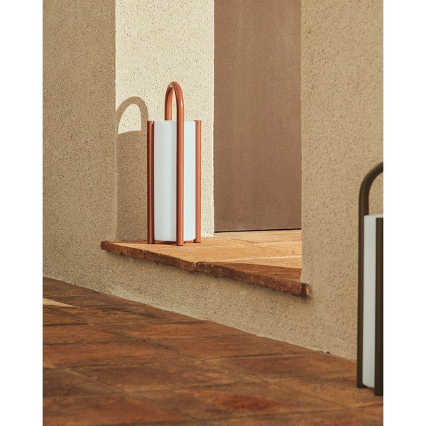 Nešiojamas lauko šviestuvas LED USB ø 16 cm Leros – Kave Home-image-1