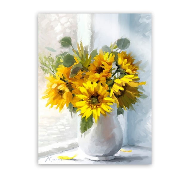 Paveikslas Styler Canvas Flowers Sunflowers, 60 x 80 cm