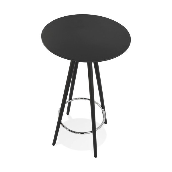 Juodas baro stalas Kokoon Deboo, aukštis 110 cm-image-2