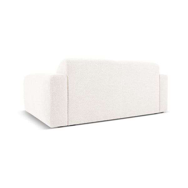 Sofa baltos spalvos iš boucle 170 cm Molino – Micadoni Home-image-2