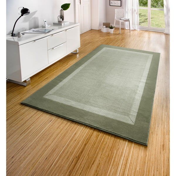 Kilimas žalios spalvos 200x290 cm Band – Hanse Home-image-1