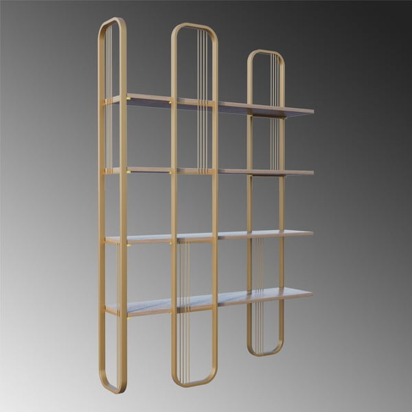 Pastatoma lentyna auksinės spalvos iš pušies 125x180 cm Sierra – Kalune Design-image-4