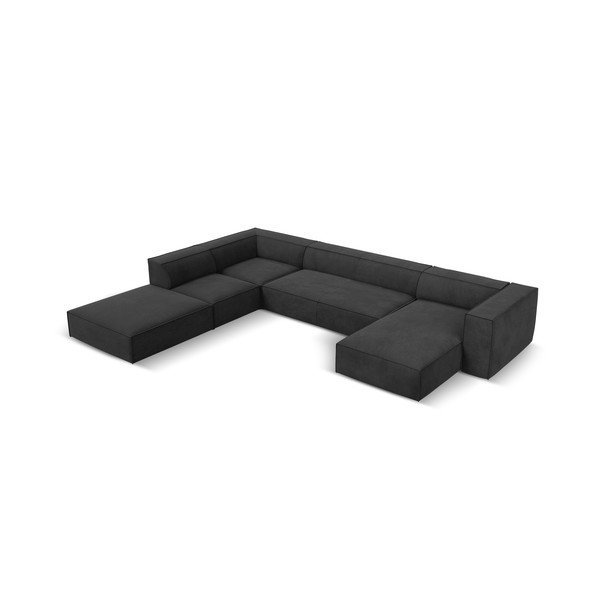 Tamsiai pilka kampinė sofa (kairysis kampas) Madame - Windsor & Co Sofas-image-2