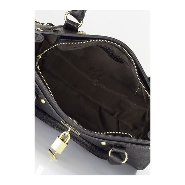 Juoda odinė rankinė Giulia Massari Clementine-image-3