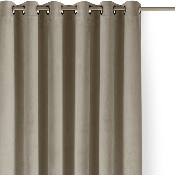 Iš velveto pritemdymas (dalinis užtemimas) užuolaida smėlio spalvos 200x225 cm Velto – Filumi