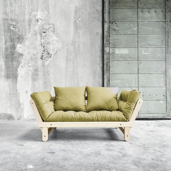 Sofa lova "Karup Beat Natural/Avocado Green-image-3