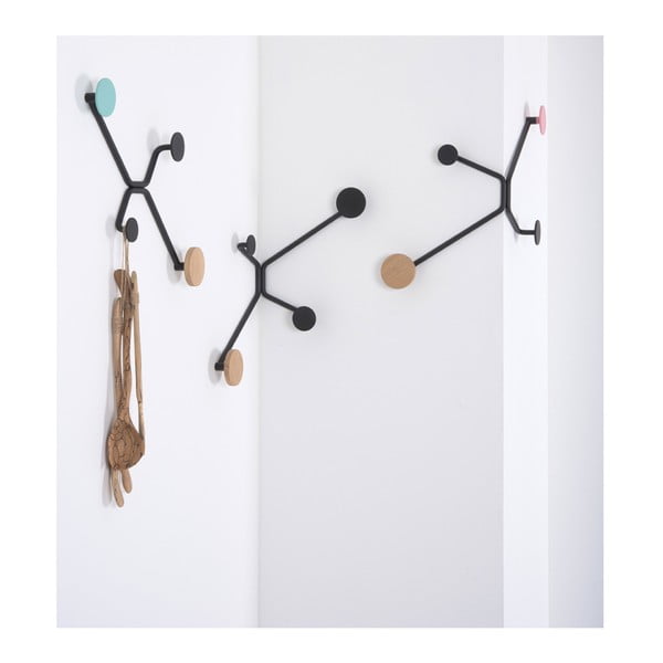 Juoda kampinė sieninė pakaba Gazzda Hook-image-4