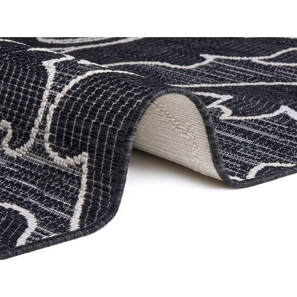 Lauko kilimas juodos spalvos 194x290 cm Elina Black – Hanse Home-image-2