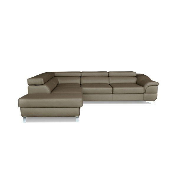 Pilka ir ruda kampinė sofa-lova "Windsor & Co. Sofos "Omnikron", kairysis kampas-image-3